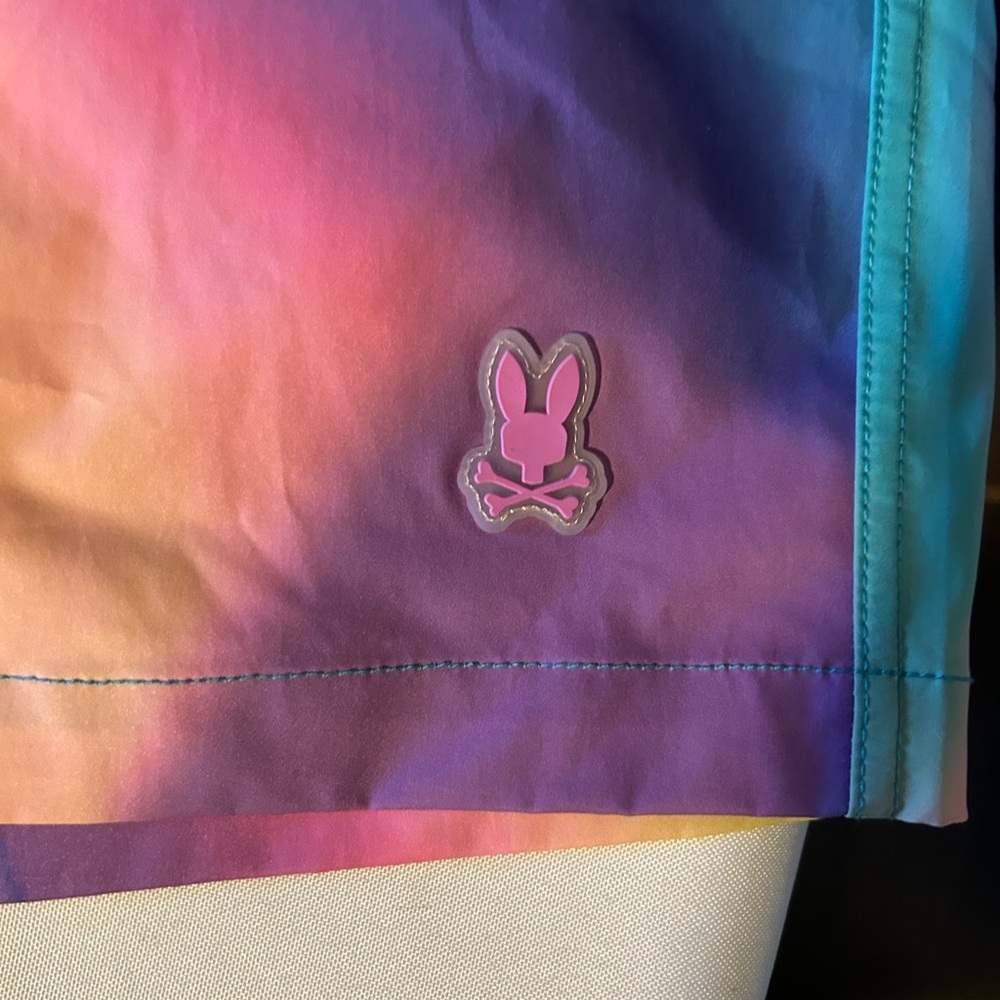 NWT Psycho Bunny Multicolor Swim Trunks NWT - Picture 2 of 4